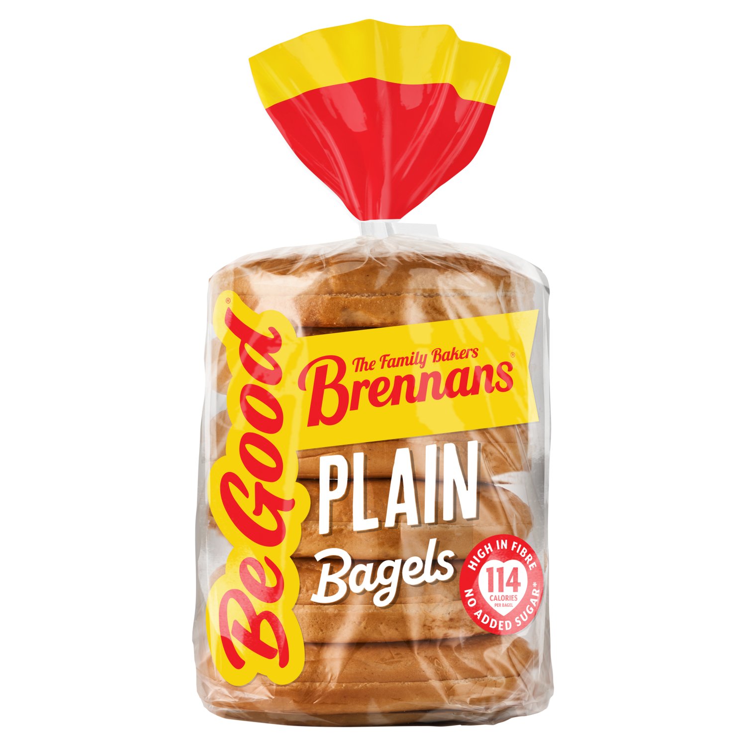 Brennans Be Good Plain Bagels 6 Pack (270 g)