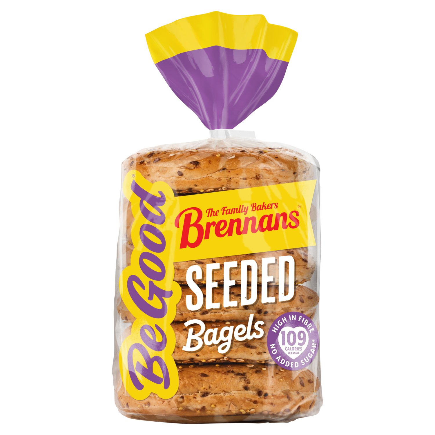 Brennans Be Good Seeded Bagels 6 Pack (270 g)