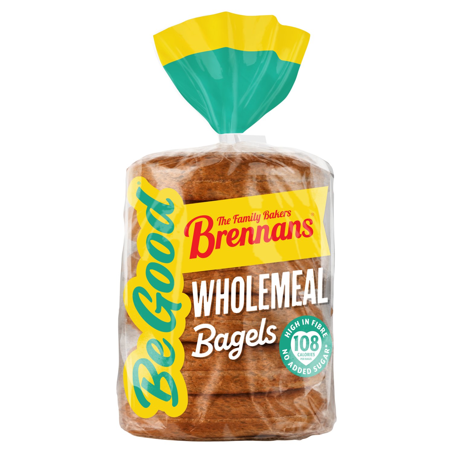 Brennans Be Good Wholemeal Bagels 6 Pack (270 g)