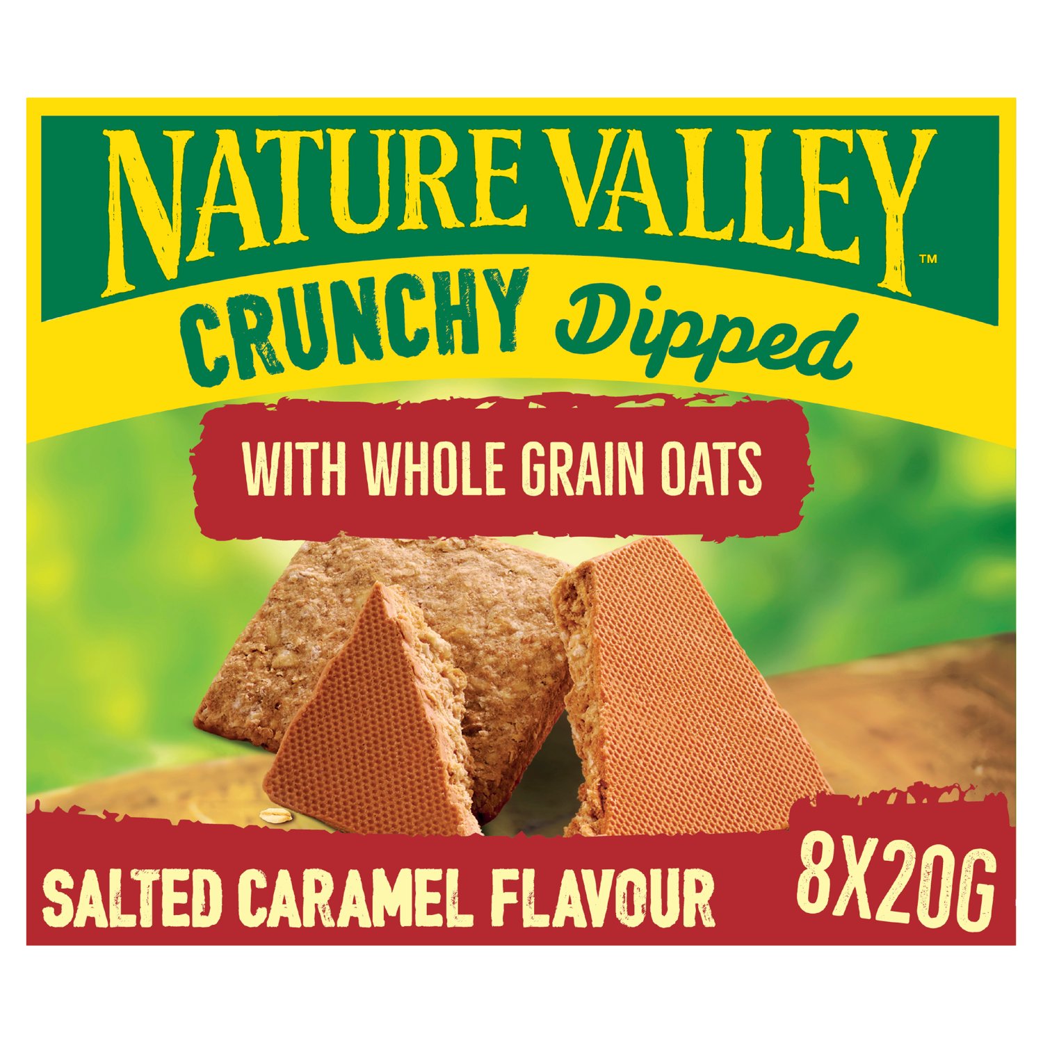 Nature Valley Crunchy Dipped Salted Caramel Bars 8 Pack (20 g)