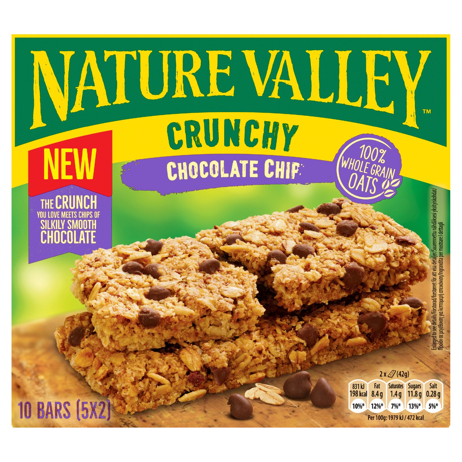 Nature Valley Crunchy Chocolate Chip Bars 5 Pack (42 g)