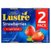 Lustre Strawberries in Syrup 2 Pack (410 g)