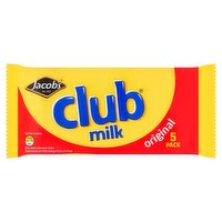Jacob's Club Milk 5 Pack (22 g)