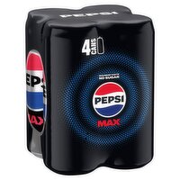 Pepsi Max Can 4 Pack (330 ml)