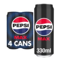 Pepsi Max Can 4 Pack (330 ml)
