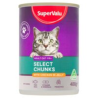 SuperValu Select Chunks with Chicken Cat Food  (400 g)