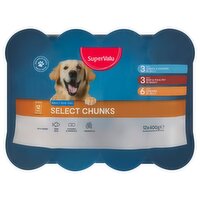 SuperValu Select Chunks Variety Dog Food 12 Pack (400 g)