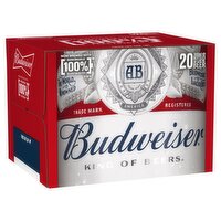 Budweiser Beer Bottle 20 Pack (300 ml)