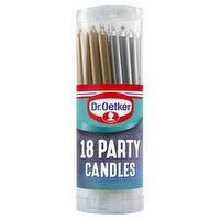 Dr. Oetker Party Candles & Holders (18 Piece)