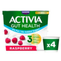 Danone Activia 0% Raspberry 4 Pack (115 g)