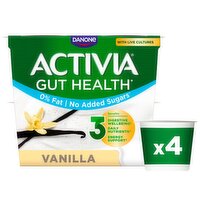 Danone Activia 0% Vanilla 4 Pack (115 g)