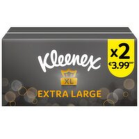 Kleenex Extra Large Tissues Twin Box 90 Sheet (180 Sheets)