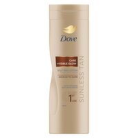 Dove Visible Glow Gradual Tan Lotion Medium to Dark (400 ml)
