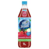 Mi Wadi Summer Fruits No Added Sugar Squash (1 L)