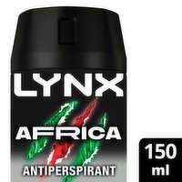 Lynx Africa 72 hour Antiperspirant Deodorant (150 ml)