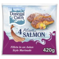 Donegal Catch Asian Style Atlantic Salmon Fillets 4 Pack (420 g)