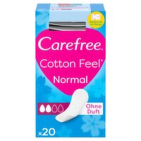 Carefree Cotton Unscented  Panty Liners (20 Piece)