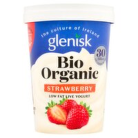 Glenisk Low Fat Bio Organic Strawberry Yogurt (450 g)