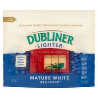 Dubliner Lighter Mature White Cheddar (200 g)