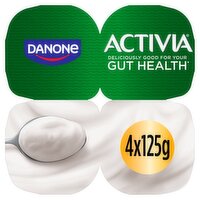 Danone Actvia Natural Yogurt 4 Pack (125 g)
