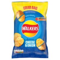 Walkers Cheese & Onion Crisps (45 g)