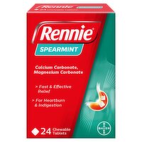 Rennie Spearmint Tablets (24 Piece)