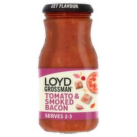 Loyd Grossman Tomato & Smoked Bacon Pasta Sauce (350 g)