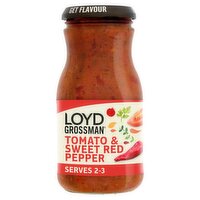 Loyd Grossman Tomato & Sweet Red Pepper Pasta Sauce (350 g)
