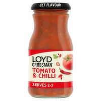 Loyd Grossman Sauce Tomato & Chilli  (350 g)