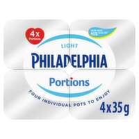 Philadelphia Light Mini Tubs 4 Pack (35 g)