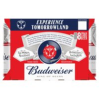 Budweiser Lager Cans 8 Pack (500 ml)