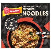Amoy Straight to Wok Medium Noodles (300 g)