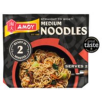 Amoy Straight to Wok Medium Noodles (300 g)