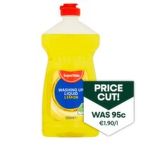 SuperValu Lemon Washing Up Liquid  (500 ml)