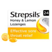 Strepsils Honey and Lemon Lozenges  (24 Piece)