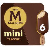 Magnum Mini Classic Ice Cream 6 Pack (55 ml)