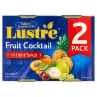 Lustre Fruit Cocktail with Syrup Twin Pack (410 g)