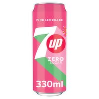 7up Zero Sugar Pink Lemonade Can (330 ml)