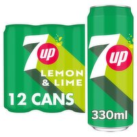 7UP Lemon & Lime Can 12 Pack (330 ml)