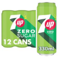 7UP Zero Sugar Can 12 Pack (330 ml)