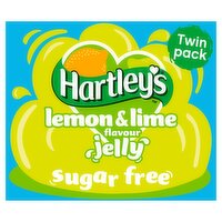 Hartley's Lemon & Lime Flavour Jelly Sugar Free Twin Pack (23 g)