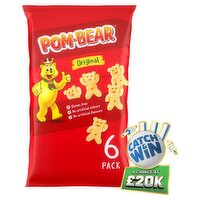 Pom-Bear Original Snacks 6 Pack (13 g)