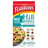 Flahavan's Hi8 No Added Sugar Date & Coconut Muesli (1 kg)