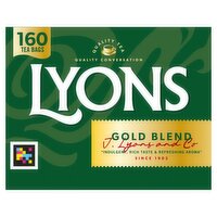 Lyons Gold Blend Tea Bags 160 Pack (500 g)