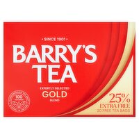 Barry''s Tea Gold Blend Tea 25% Extra Free 100 Bags (250 g)