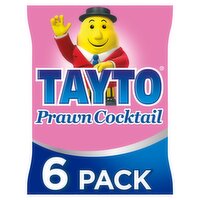 Tayto Prawn Cocktail Crisps 6 Pack (25 g)