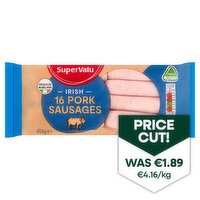 SuperValu Pork Sausages (454 g)