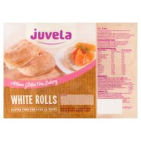 Juvela Gluten Free Part Baked White Bread Rolls 5 (425 g)