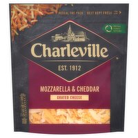 Charleville Grated Mozzarella & Red Cheddar (180 g)