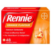 Rennie Orange Chewable Tablets (48 Piece)